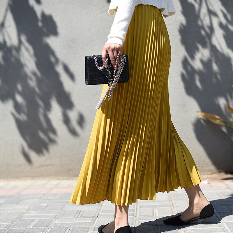 High Waist Skirts Solid Color Pencil Skirts