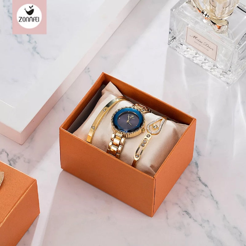 Luxury Diamond Starry Watches With Box