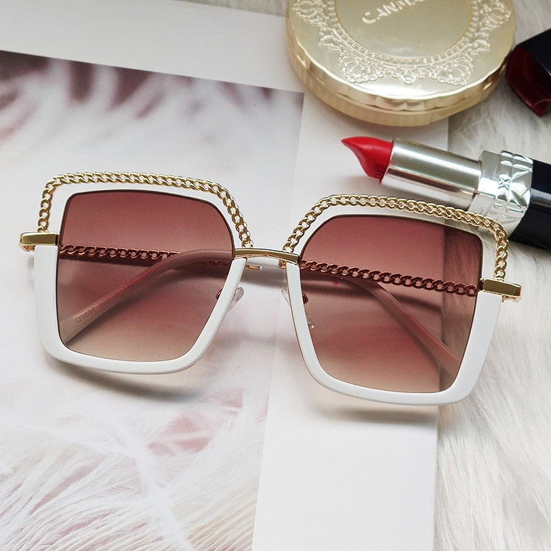 Luxury Square Frame Sunglasses Amazon.com: MUTYNE Fashion Luxury Square Sunglasses for Men  main image 3