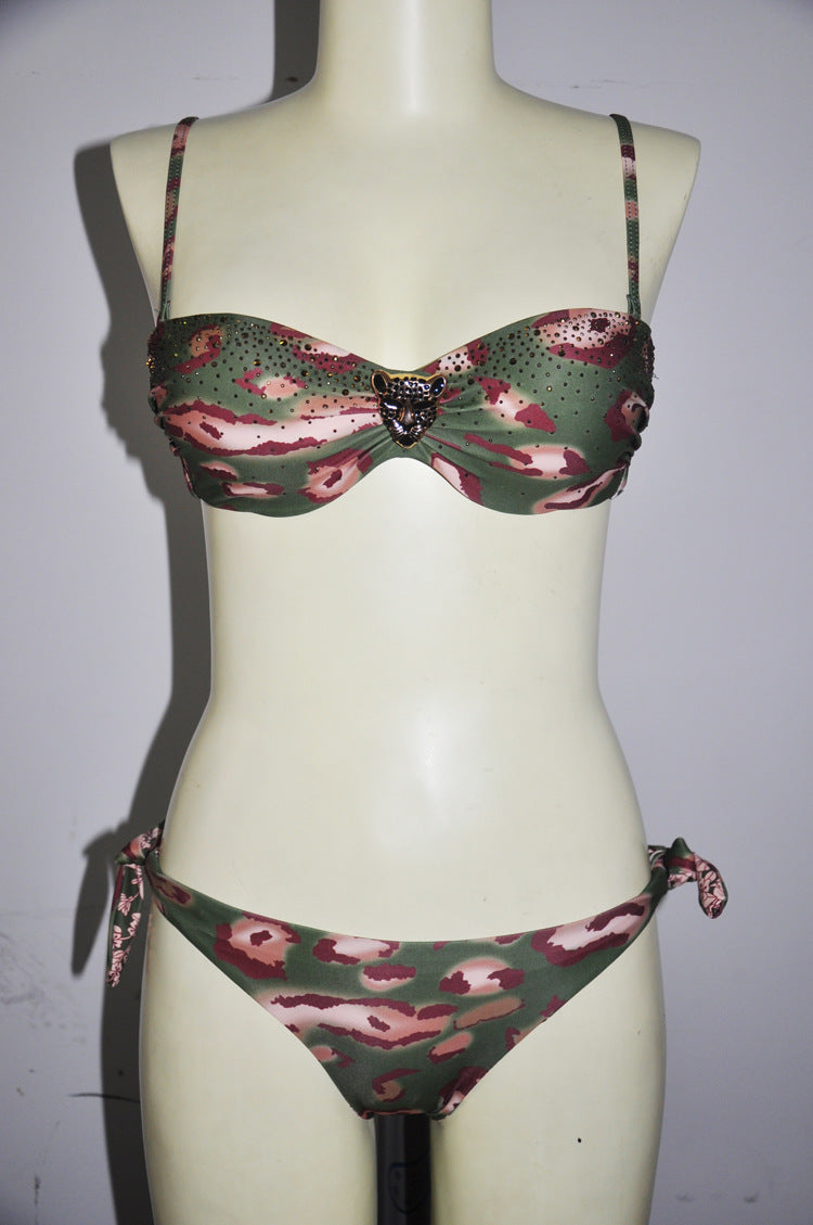 Gathering Swimwear Sexy Bikini Swimsuit Smart Sexy Bikini Animal Printing