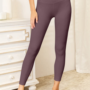 Double Take Wide Waistband Sports Leggings