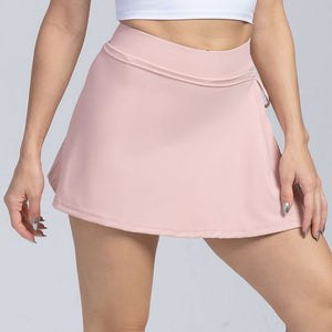 Tied High Waist Active Shorts