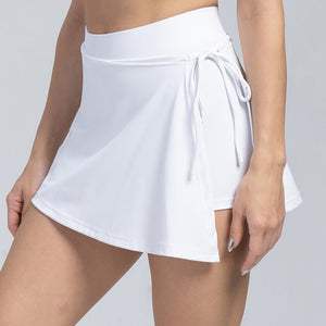 Tied High Waist Active Shorts