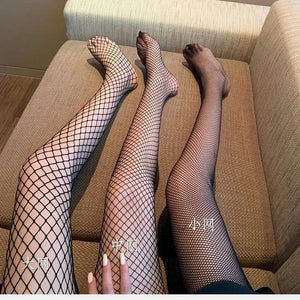 Women Sexy Fishnet Stockings Fish Net Pantyhose Leggings Mesh Nylon Tights Lingerie Skin Thigh High Stocking Hosiery Hot Sell