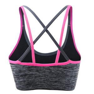 Cross-Back Sport Bras Women Push Up Seamless Bra Sexy Lingerie Yoga Sports Bra for Women