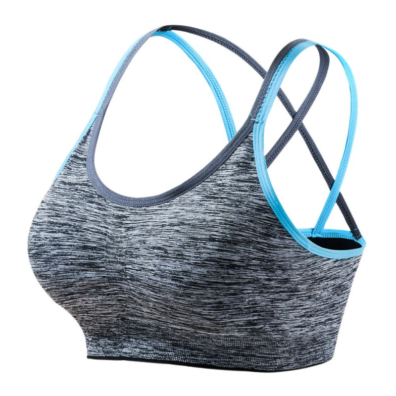 Cross-Back Sport Bras Women Push Up Seamless Bra Sexy Lingerie Yoga Sports Bra for Women