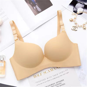 Seamless Bra Women Push Up Wire Free Adjustable Bralette Sexy Bras Straps Bright Summer Lingerie Bras Breathable Underwear