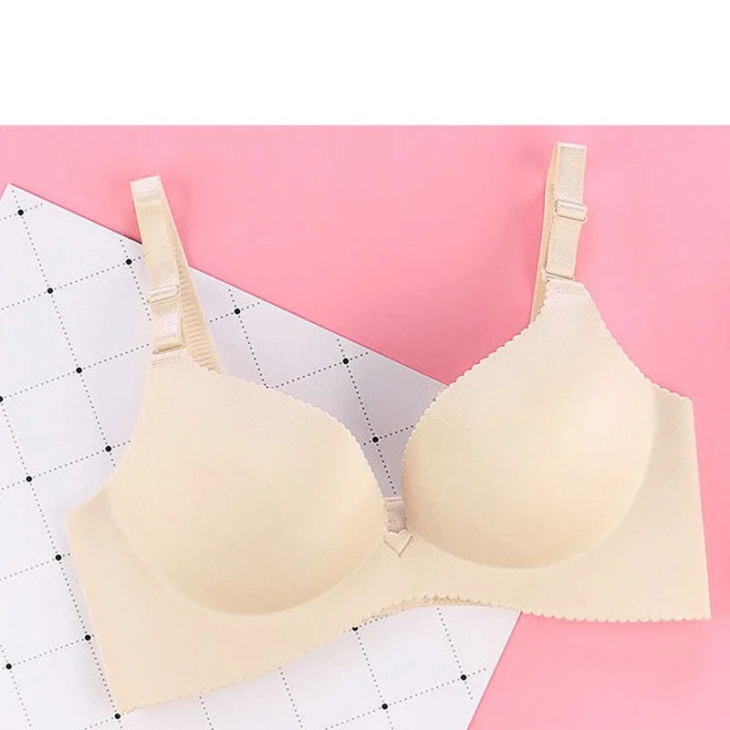 Seamless Bra Women Push Up Wire Free Adjustable Bralette Sexy Bras Straps Bright Summer Lingerie Bras Breathable Underwear