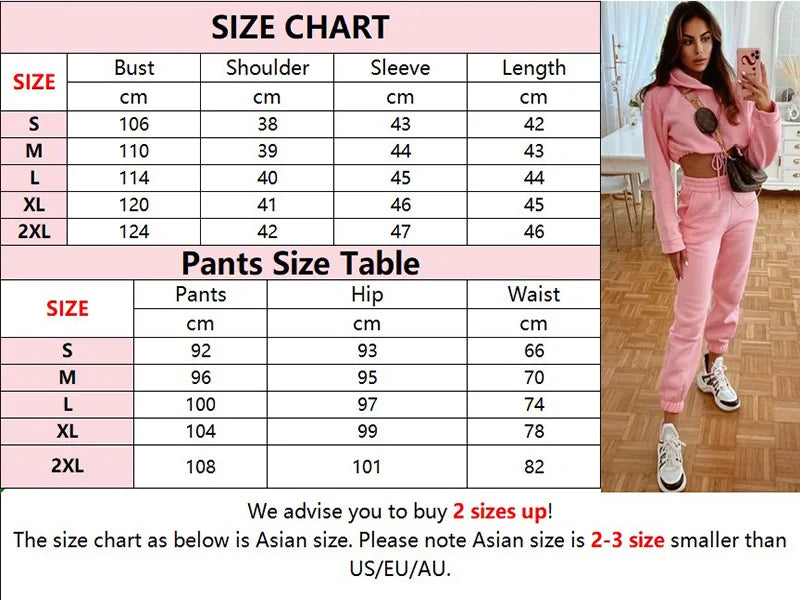 Autumn Popular Womens Tracksuit Printing Short Tops Long Sleeves Hooded Sweatshirt Suit Casual Jogging Sweatpants 2 Piece Set