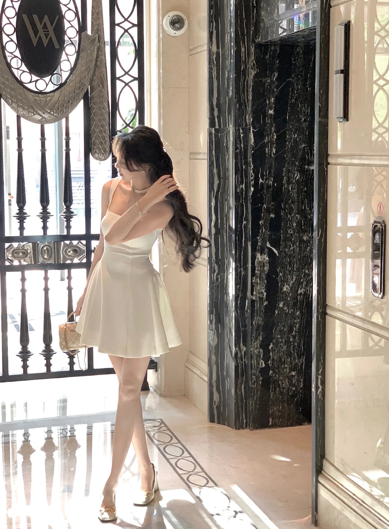 2024 Summer Solid Midi Dress Women French Elegant Holiday Party Dresses A-line Prom Robe Wedding Vestidos Ladies Clothes New