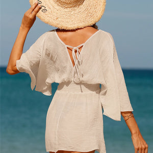 Bohemian Women's Swimsuit Dresses Sexy Beachwear Casual Beach Bathing Suit Cover Up Dress Beach Kimono Cover Ups Beach Dress