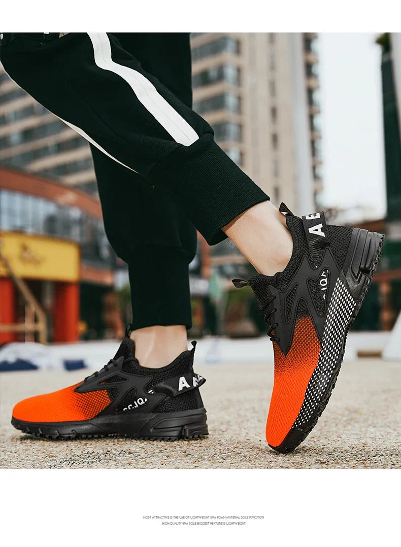 Shockproof Air Men Sports Shoes Designer For Top Brand Men Luxury Shoes Sock Trainers Trainers Men Men's Mesh Sneakers Tennis