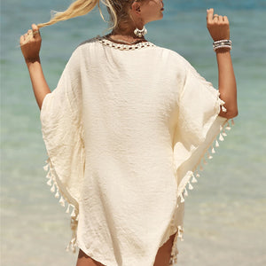 Bohemian Women's Swimsuit Dresses Sexy Beachwear Casual Beach Bathing Suit Cover Up Dress Beach Kimono Cover Ups Beach Dress