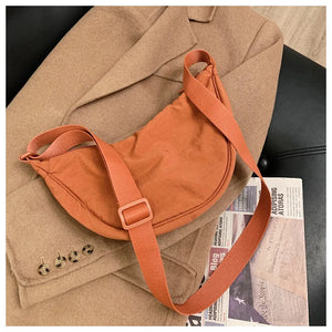 Casual Nylon Hobos Crossbody Bag for Women Designer Shoulder Bags Large Capacity Tote Lady Travel Shopper Bag Female Purses 2025