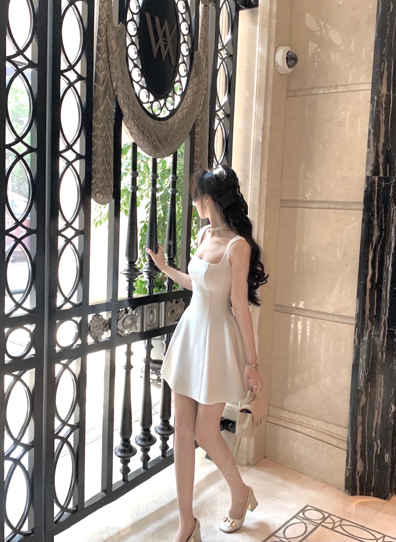 2024 Summer Solid Midi Dress Women French Elegant Holiday Party Dresses A-line Prom Robe Wedding Vestidos Ladies Clothes New