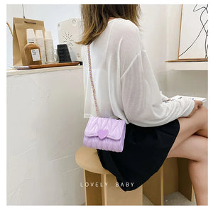 Lovely and Sweet 2023 New Korean Version Side Bags for Girls Fashion All-match Crossbody Bags for Women Flap Pocket Small Bags