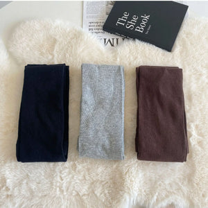 Cotton Thigh High Stockings Pantyhose Tights Women Lingeries Hosiery Lolita Girls Tights Leggings JK Japanese Styles Solid Color