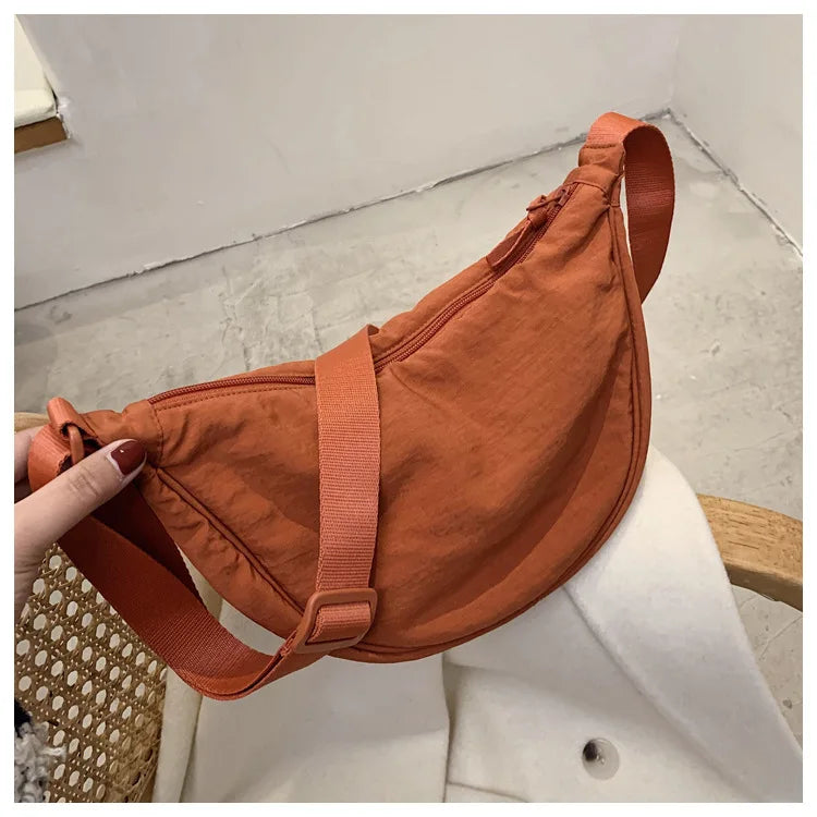 Casual Nylon Hobos Crossbody Bag for Women Designer Shoulder Bags Large Capacity Tote Lady Travel Shopper Bag Female Purses 2025