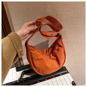 Casual Nylon Hobos Crossbody Bag for Women Designer Shoulder Bags Large Capacity Tote Lady Travel Shopper Bag Female Purses 2025