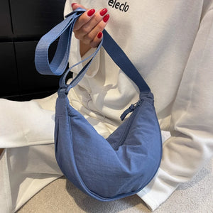 Casual Nylon Hobos Crossbody Bag for Women Designer Shoulder Bags Large Capacity Tote Lady Travel Shopper Bag Female Purses 2025