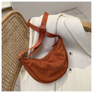 Casual Nylon Hobos Crossbody Bag for Women Designer Shoulder Bags Large Capacity Tote Lady Travel Shopper Bag Female Purses 2025