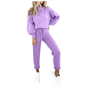 Women's Tracksuit Spring Autumn Two Piece Set Loose Sweatshirts Jogger Pants Sets Female Casual Sportswear Suit Streetwear