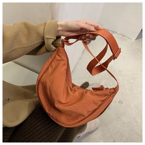 Casual Nylon Hobos Crossbody Bag for Women Designer Shoulder Bags Large Capacity Tote Lady Travel Shopper Bag Female Purses 2025