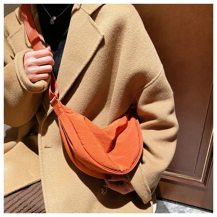 Casual Nylon Hobos Crossbody Bag for Women Designer Shoulder Bags Large Capacity Tote Lady Travel Shopper Bag Female Purses 2025