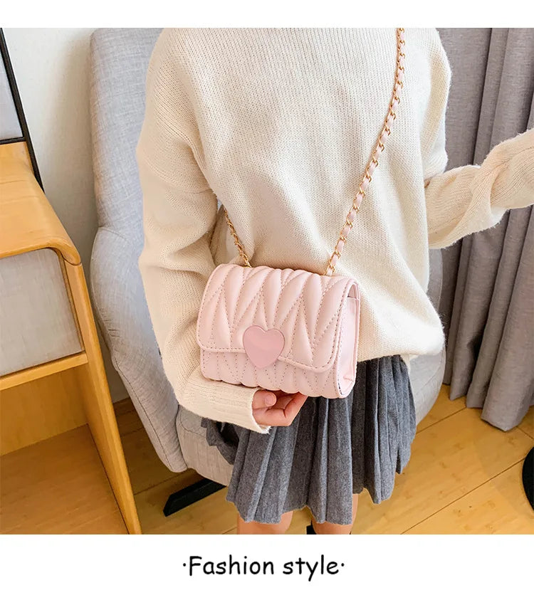 Lovely and Sweet 2023 New Korean Version Side Bags for Girls Fashion All-match Crossbody Bags for Women Flap Pocket Small Bags