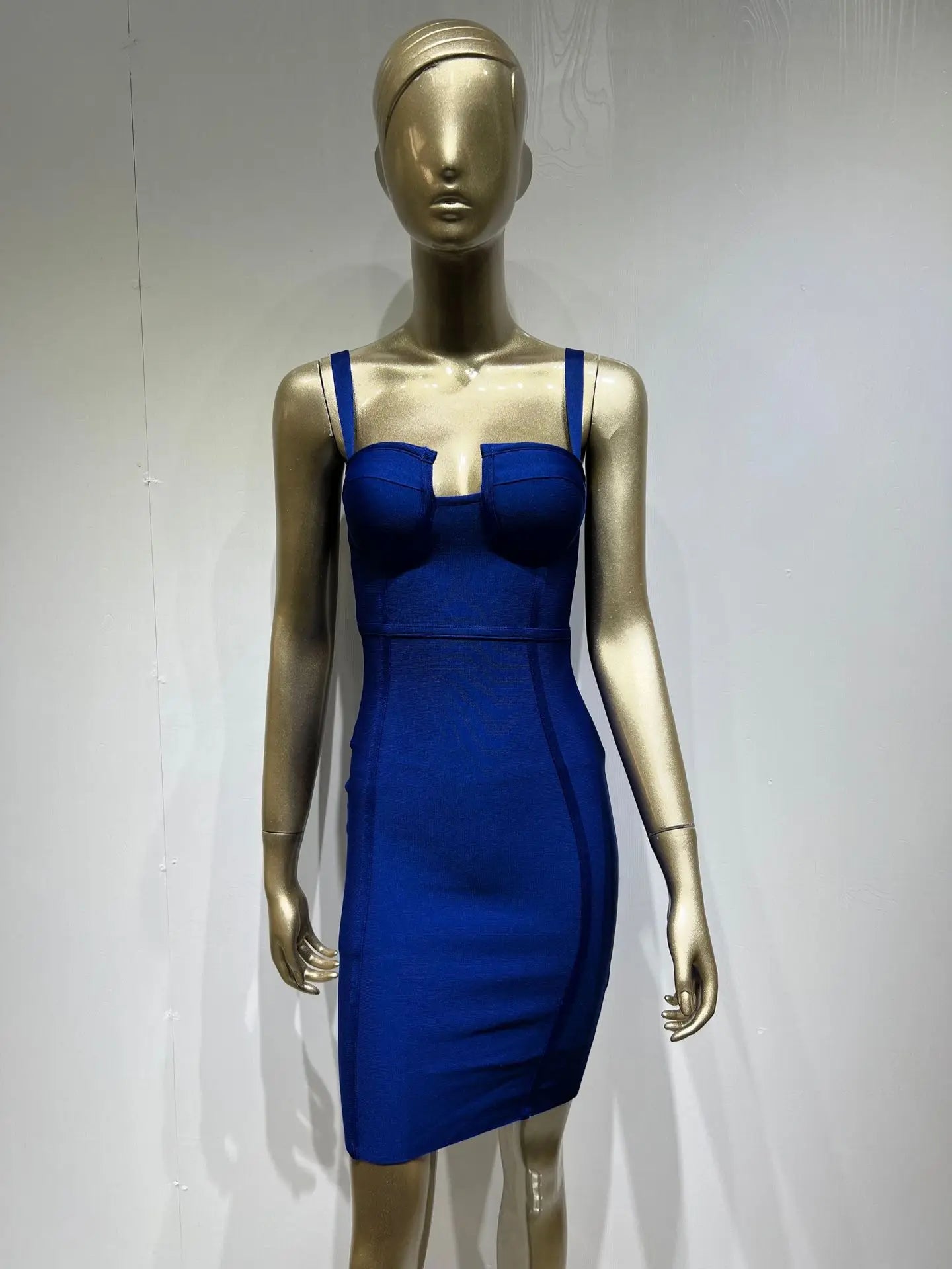 9 Colors Ladies Sexy Blue Yellow Black Rayon Women Summer Bandage Dress 2023 Celebrity Designer Fashion Party Dress Vestido