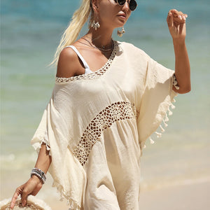 Bohemian Women's Swimsuit Dresses Sexy Beachwear Casual Beach Bathing Suit Cover Up Dress Beach Kimono Cover Ups Beach Dress