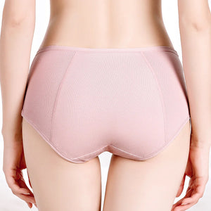 Lingeries Menstrual Pants Mid-waist Period Postpartum Panties Anti-side Leakage Leak-proof Briefs Pink Miss