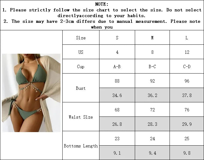 Sexy Crystal Diamond Solid Bikini 2022 Women Halter Bandeau Swimsuit Female Brazilian Swimwear Thong Bikini Set Bathing Suit