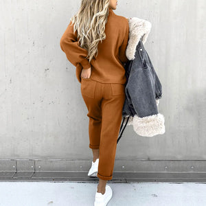 Women's Tracksuit Spring Autumn Two Piece Set Loose Sweatshirts Jogger Pants Sets Female Casual Sportswear Suit Streetwear