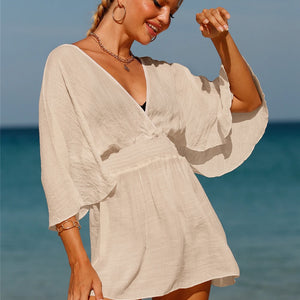 Bohemian Women's Swimsuit Dresses Sexy Beachwear Casual Beach Bathing Suit Cover Up Dress Beach Kimono Cover Ups Beach Dress