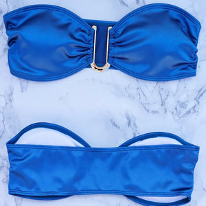 Strapless Push Up Swimwear Women Sexy Bikini Sets 2024 Summer Fashion Micro Bikini Women Low Waist Maillots De Bain Femme