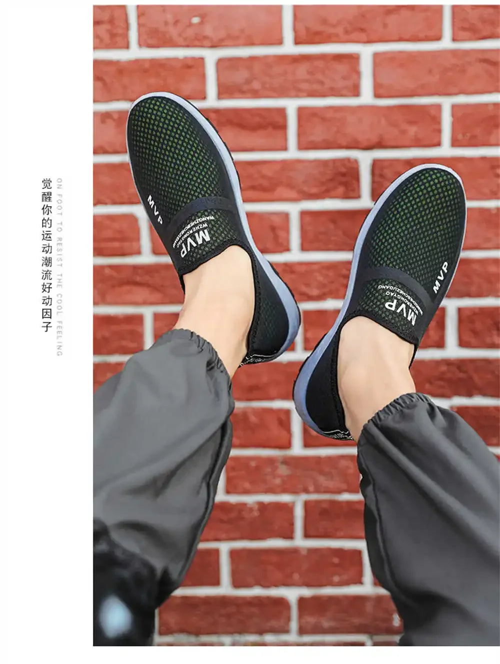 Non Slip Dark Blue Luxury Men Shoes Casual Original Men's Sneakers Shoes Golf Training Sports Fashionable Temis