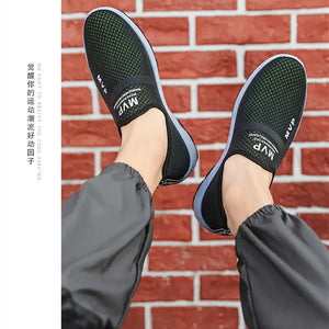 Non Slip Dark Blue Luxury Men Shoes Casual Original Men's Sneakers Shoes Golf Training Sports Fashionable Temis