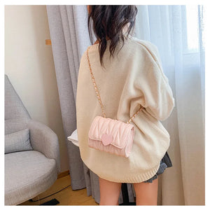 Lovely and Sweet 2023 New Korean Version Side Bags for Girls Fashion All-match Crossbody Bags for Women Flap Pocket Small Bags