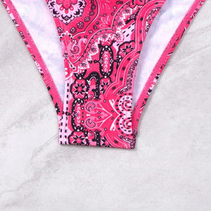 Sexy Push Up Bikini 2024 Women Swimsuit Two Piece Swimwear Female Thong Bikinis Set Swimming for Bathing Suits Brazilian Biquini