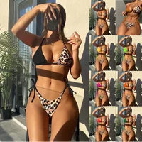 2024 Women Bikini suit Sexy Strap Printed Swimsuit