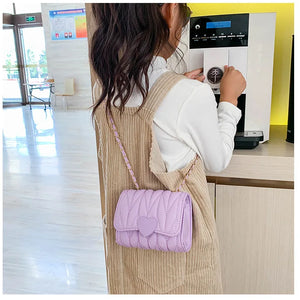 Lovely and Sweet 2023 New Korean Version Side Bags for Girls Fashion All-match Crossbody Bags for Women Flap Pocket Small Bags