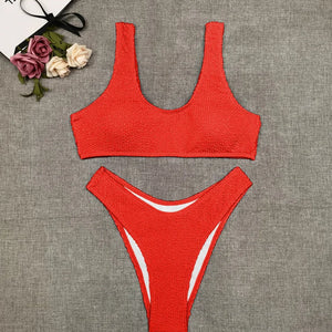 Sexy Bikini 2023 Swimsuit Women Swimwear Push Up Bikini Set Thong Brazilian Bathing Suit Beach Wear Biquini Bather Female