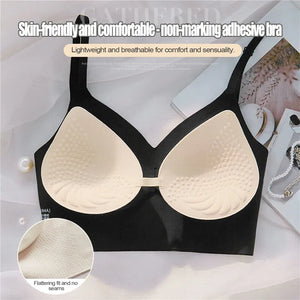 Summer Thin Sexy U-Shaped Back Lingerie Female Inner Wear Undershirt Without Trace Backless Triangle Cup Polymerization Bra