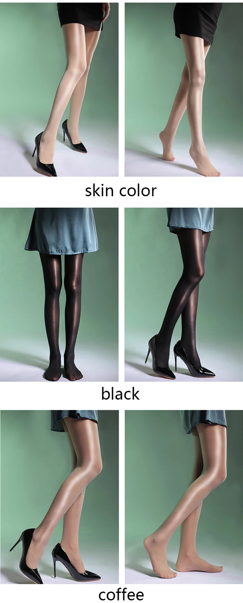 New  Women Silky Glossy Sheer Tights Seamless Anti-Snag Women Tights Female Horse Oil Pantyhose Stockings Sexy Lingerie Clothing