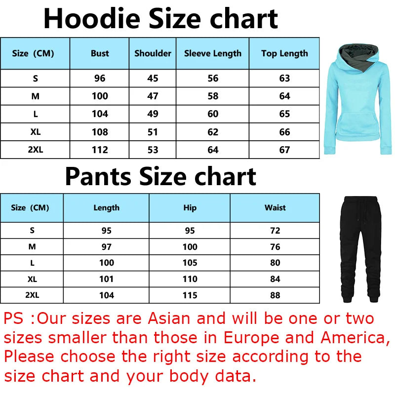 Women's Cute Cat Hooded Outfits Hoodies and Jogger Pants High Quality Ladies Daily Casual Sports Jogging Suit