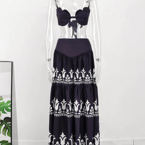 Dress Women Summer V Neck Spaghetti Strap Floral Sleeveless Casual Split Long Maxi Dress Halter Cover Up