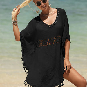 Bohemian Women's Swimsuit Dresses Sexy Beachwear Casual Beach Bathing Suit Cover Up Dress Beach Kimono Cover Ups Beach Dress