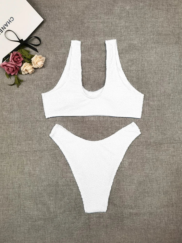 Sexy Bikini 2023 Swimsuit Women Swimwear Push Up Bikini Set Thong Brazilian Bathing Suit Beach Wear Biquini Bather Female