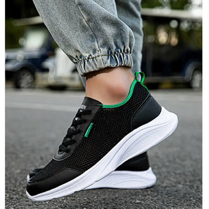 Mint Green Round Nose Men's Badminton Shoes Casual Men Breathable Sneakers Tennis For Sport Krasovki Tennes Upper Beskets